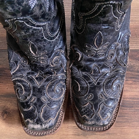Corral Python Inlay boots 7.5B - Picture 5 of 8